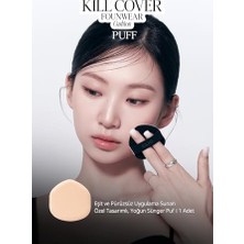 aklow akyoleticaret Eşit ve Pürüzsüz Uygulama Sunan Yoğun Sünger Puf Cushion Puff