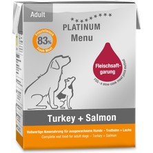 Şanal Platinum Hindili ve Somonlu Yaş Köpek Maması 375 gr