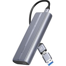 aklow akyoleticaret Soğutma Fanlı 40GBPS M.2 Nvme SSD Muhafaza, Aletsiz Alüminyum M.2 Adaptör, Thunderbolt 4/3 Usb3.2/3.1/3.0/2.0 ile Uyumlu, Maksimum 8 Tb Kapasite-Acom2
