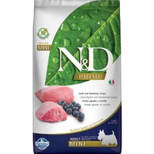 Şanal N&d Prime Kuru Köpek Maması, Tahılsız, Kuzu ve Yabanmersinli, Yetişkin Mini, 2.5 kg