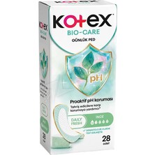 3 Adet Kotex Bio-Care Ince Günlük Ped 28'li