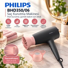 Philips 3000 Serisi Saç Kurutma Makinesi, 2100W, 6 Isı & Hız Ayarı, Thermoprotect Aparatı, BHD350/06