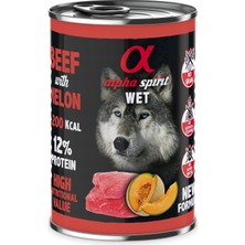 Şanal Alfa Ruhu Köpe?i Kavun ile S???r Eti | 6 x 400G Hundefutter Nass