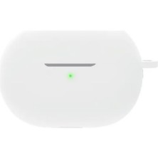 aklow akyoleticaret Kulaklık, Huawei Freebuds Pro 3 ile Uyumlu Kılıf Darbeye Dayanıklı Silikon Yumuşak Koruyucu Toz ve Kirden Koruyan Huawei Freebuds Pro 3 ile Uyumlu (Beyaz)