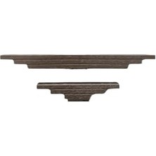 aklow akyoleticaret System 9429 Modern Çizgili Kulp Fırçalı Çok Renkli, 160 Mm, Bronze Renk