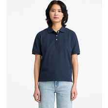 Timberland Short Sleeve Pique Polo Kadin Lacivert Tshirt TBC0YHC44331