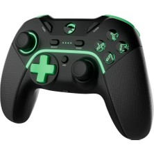 aklow akyoleticaret Vitrus Hall Effect Joystickli Kablosuz Siyah Gamepad (2.4g/bluetooth) (Pc Uyumlu)