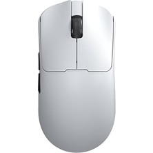 aklow akyoleticaret SC380 Pro PAW3311 Sensör, 12000 Dpı, 1000Hz Kablolu ve Kablosuz Gaming Oyuncu Mouse, Beyaz