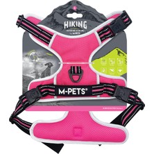 Şanal M-Pets Hiking Reflektörlü Soft Sırt Tasması Pembe (L)