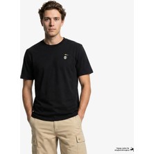 Timberland Slogan Tee Erkek Siyah Tshirt TB0A5M840011
