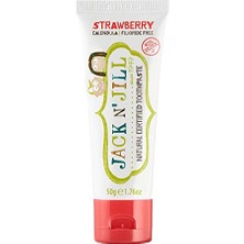 aklow akyoleticaret Doğal Sertifikalı Çilek Aromalı Diş Macunu - 50G