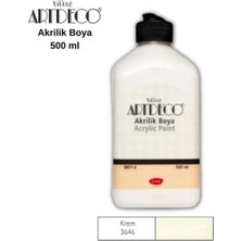 Meschain Meschaın Artdeco Akrilik Boya 500ML 3646 Krem