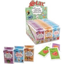 aklow akyoleticaret Star Mini Hafıza Oyun Kartları Hayvan