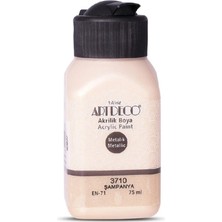 Meschain Meschaın Artdeco Metalik Akrilik Boya 75ML Şampanya 3710