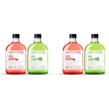 Coffee Cold Brew Aromalı 2'li Set (Berry-Lime) 2X200 ml (2 Paketi)