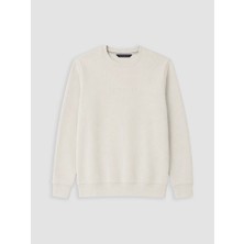 Lc Waikiki Yeni Sezon Bej Bisiklet Yaka Erkek Kalın Sweatshirt