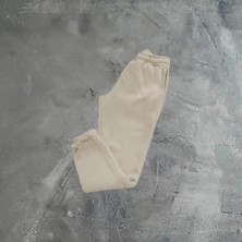 Tarz Yeri Erkek 3 Iplik Paça Lastikli Düz Eşofman - Bej