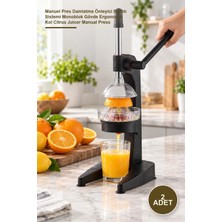 Yenilig 2 Adet Kollu Narenciye Sıkacağı – Manuel Pres Damlatma Önleyici Sızıntı Sistemi Monoblok Gövde Ergonomik Kol Citrus Juicer Manual Press
