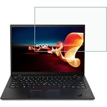 aklow akyoleticaret Lenovo Thinkpad X1 Carbon 14 Inç ile Uyumlu Ekran Koruyucu Notebook; 9h Temperli Kırılmaz Esnek Nano Cam, Çizilmeye ve Darbeye Dayanıklı Laptop Koruma, Hd Şeffaf