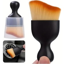 aklow akyoleticaret Ultra Yumuşak Kıllı Araç Içi Temizleme Toz Fırçası 9,7cmx5 Cm, Kapaklı, 1 Adet