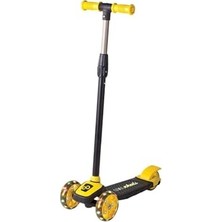 aklow akyoleticaret Işıklı 3 Tekerlekli Sarı Scooter