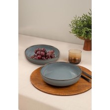 aklow akyoleticaret Moderna Mavi 20 cm 4 Parça Kase Seti MOD20CKS4730P01