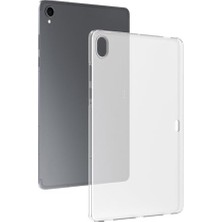aklow akyoleticaret Samsung Galaxy Tab S11 Uyumlu Şeffaf Hibrit Silikon Tablet Kılıfı