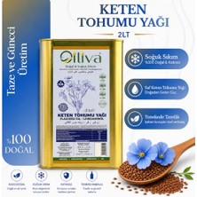 aklow akyoleticaret Soğuk Sıkım Keten Tohumu Yağı; Yüksek Omega-3 Içeriği ile Besleyici, %100 Doğal ve Katkısızdır. 2 Litrelik Teneke Ambalaj