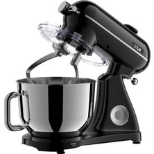 Şanal M122 Plus Easy Chef Dc Motor Stand Mikser Çift Başlıklı Hoparlör Özellikli Siyah