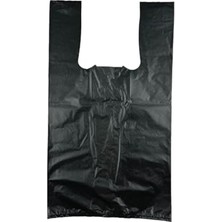 aklow akyoleticaret Kalın Siyah Poşet Küçük Boy Hışır Atlet Poşet Market Manav Poşeti Çöp Poşeti 1 kg