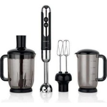 Şanal Korkmaz Mia Mega Siyah/krom Blender Set