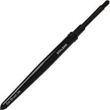 aklow akyoleticaret Pro Expert Oval Jel Fırça (6 mm x 11 Mm), Sentetik Kıllı, Ergonomik Alüminyum Saplı