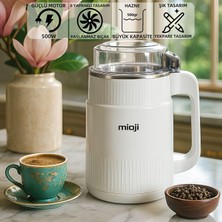 Şanal Mioji CG34 500W Paslanmaz Çelik Bıçak Kompakt Baharat ve Kahve Öğütücü Beyaz