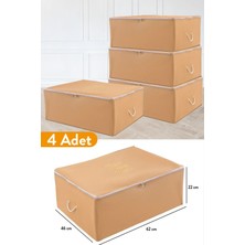 Şanal Serstil 4 Adet - Büyük Boy Baza Altı Taba Hurç 62 x 46 x 22 cm
