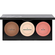 aklow akyoleticaret 1 Paket Metalik Tonlu Sculpting Paleti