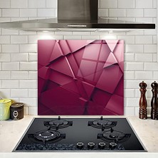 aklow akyoleticaret Asil Bordo | Ocak Arkası Koruyucu (52 cm x 60 Cm)
