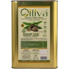 aklow akyoleticaret OILIVA%100 Doğal Susam Yağı 3 L – Soğuk Sıkım, Saf Susam Yağı – Yemeklik, Katkısız, Salata, Cilt & Saç Bakımı – Premium Kalite Teneke Ambalaj