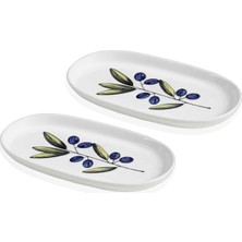 Şanal [marka] Olivos Oval Servis 2li 26 cm