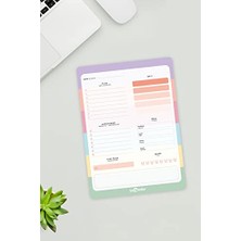 aklow akyoleticaret Günlük Planlayıcı Blok Pastel