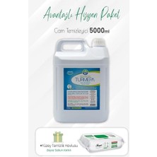 aklow akyoleticaret Cam Temizleyici 5 L ve Easy Clean Yüzey Temizlik 100'LÜ