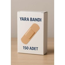 aklow akyoleticaret 150 Adet Bez Yara Bandı (10'lu X15 Paket)