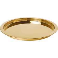 Şanal Ikea Glattıs Tepsi, 38 Cm, Pirinç Rengi