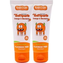 aklow akyoleticaret Doğal Portakal & Mandalina Diş Macunu 2'li Set 50 G