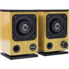 aklow akyoleticaret Desktop Bambu Hi-Fi 100W Stereo Hoparlör