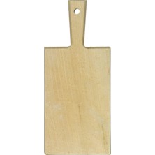 Şanal Ulu Ahşap Küçük Saplı Ahşap Tahta 15 cm