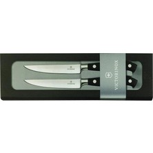 Şanal Victorinox 7.7242.2 Steak-Biftek Bıçağı Seti, Siyah