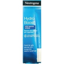 aklow akyoleticaret Hydro Boost Göz Bakım Kremi 15 Ml, Yorgunluk Karşıtı