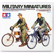 aklow akyoleticaret 1/35 German Soldiers With Bicycle Plastik Askeri Figür Kiti