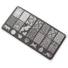 aklow akyoleticaret Nail Art Stamping Baskı Plakası