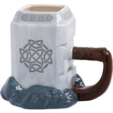 Şanal Marvel Thor Mjolnir Seramik Oyulmuş Kupa